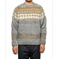 Fair Isle #3 Pullover - Ox Grey