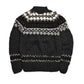 Fair Isle #3 Pullover - Ox Grey