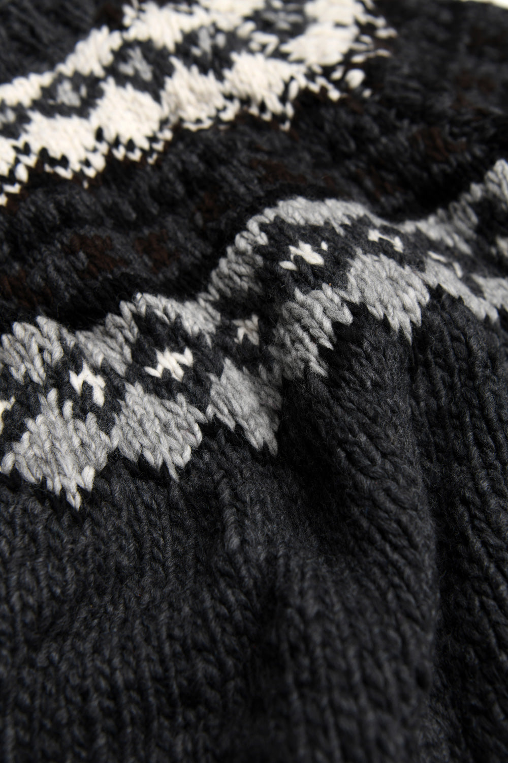 Fair Isle #3 Pullover - Ox Grey