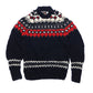 [MADE TO ORDER] Fair Isle #3 Pullover - Dk Navy