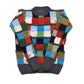 Sampler Squares Pullover - Grey