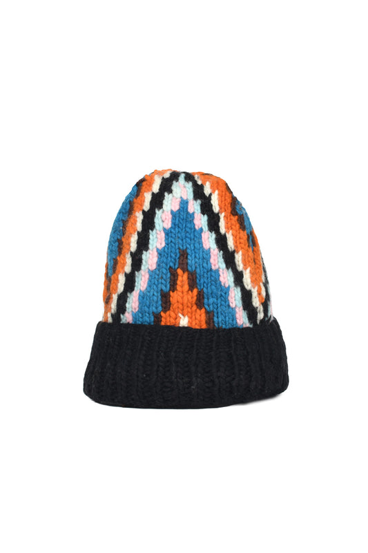 Double Cuff Cap Design C - Black