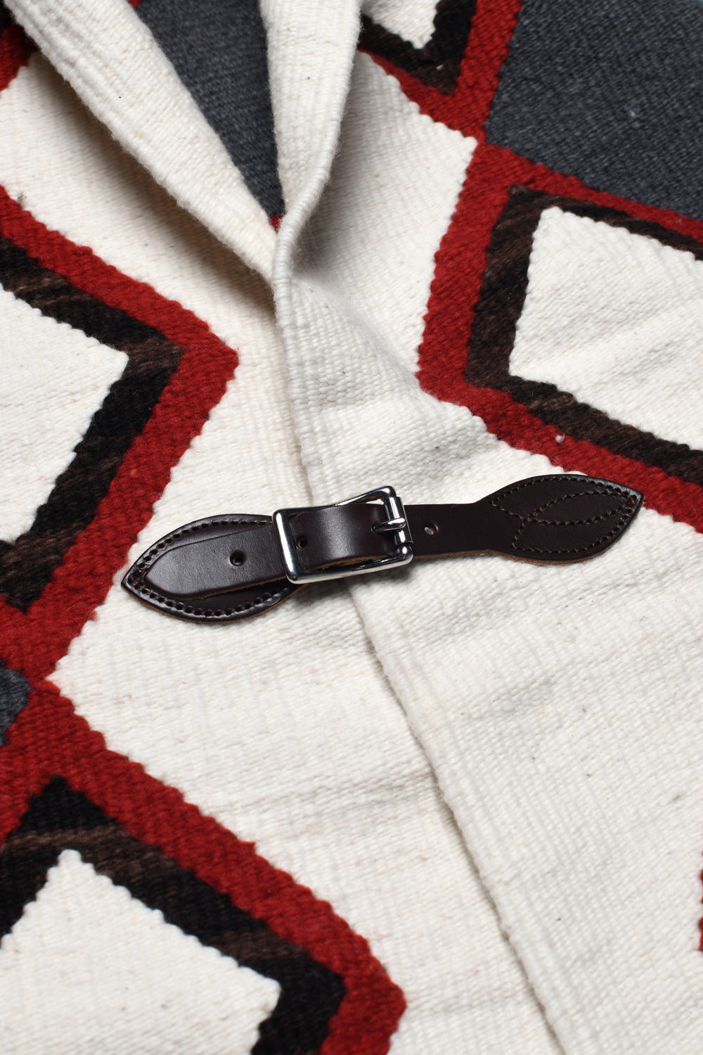 Merino Wool Blanket Poncho - Triple Diamond