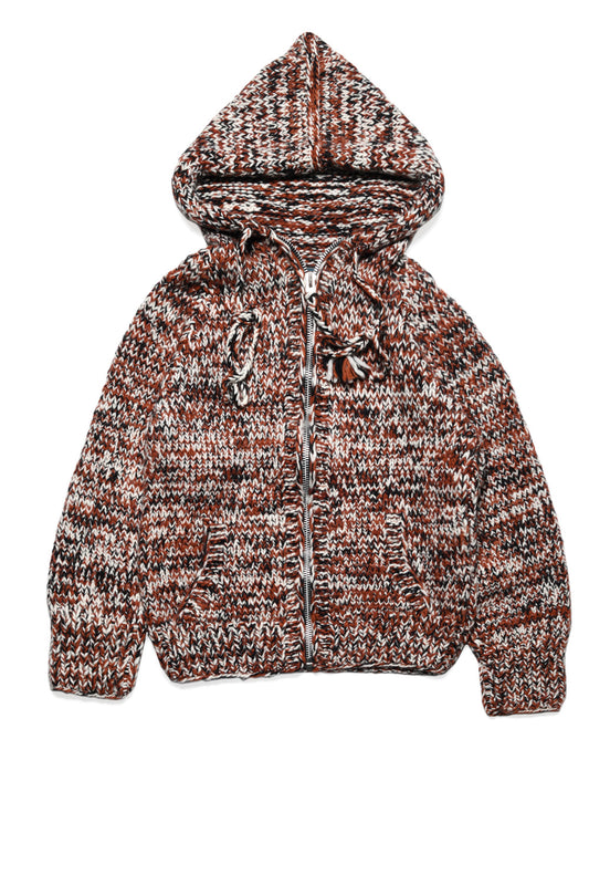 Mix Heather Hoodie - Brown Mix