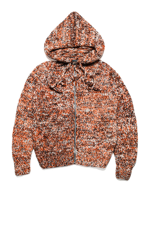 Mix Heather Hoodie - Orange Mix