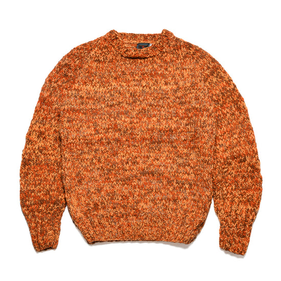 Mix Heather Crewneck Pullover - Dk. Orange Mix