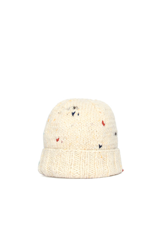 Short Double Cuff Cap Nap - Ivory