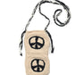 Peace Crochet Pocket Bag - Tan