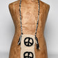 Peace Crochet Pocket Bag - Tan