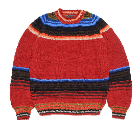 Serape Pullover - Red