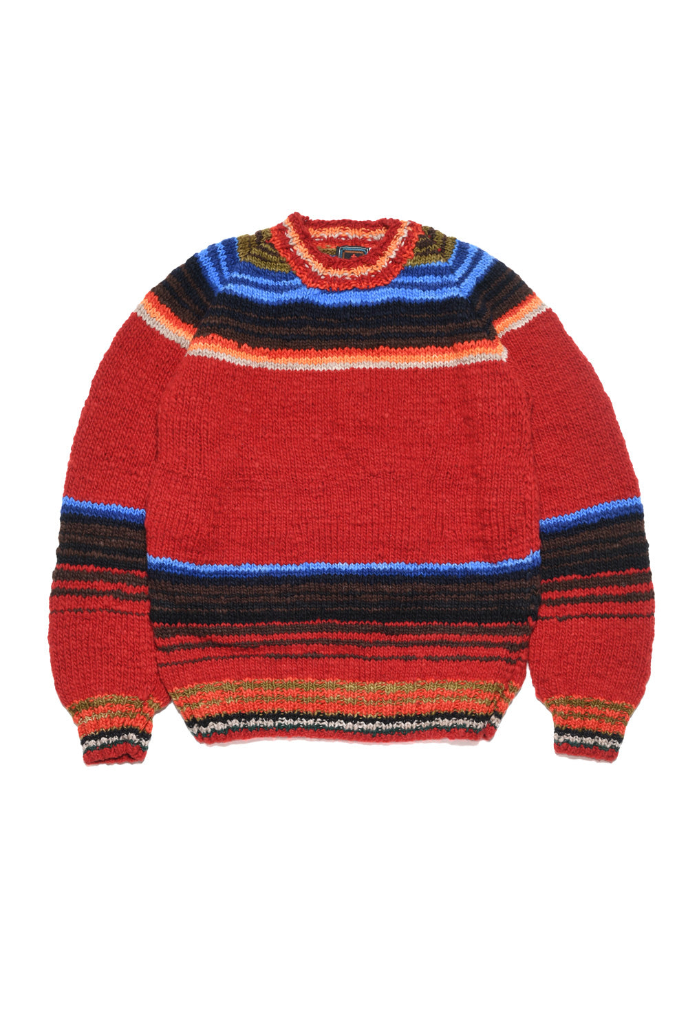 Serape Pullover - Red