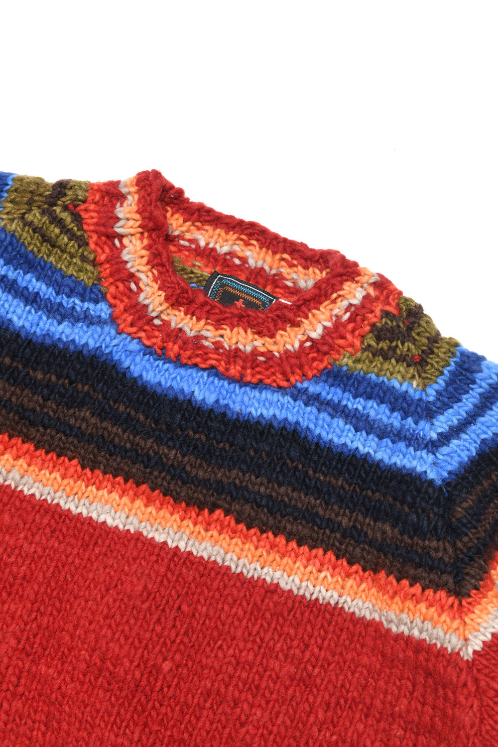 Serape Pullover - Red