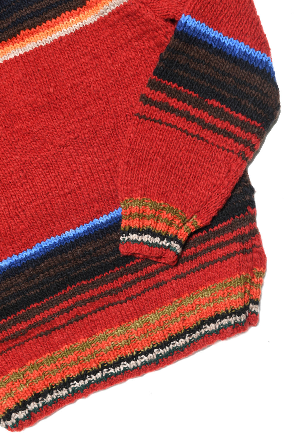 Serape Pullover - Red