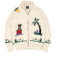 Souvenir Paisaje Zipper Cardigan - Ivory
