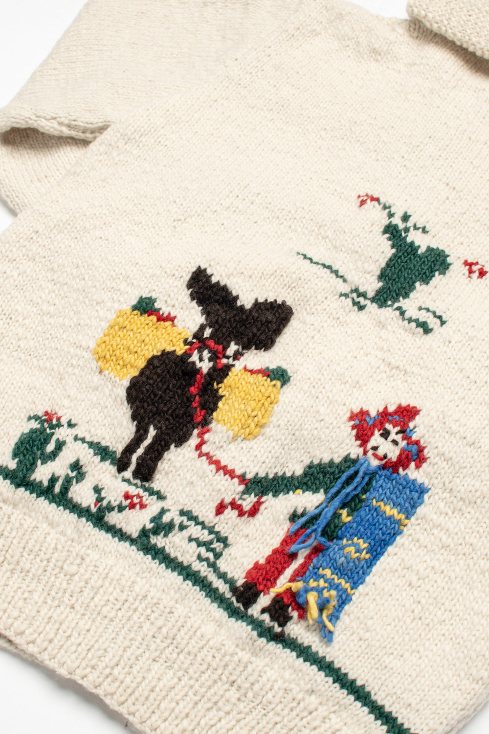 Souvenir Paisaje Zipper Cardigan - Ivory