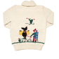 Souvenir Paisaje Zipper Cardigan - Ivory