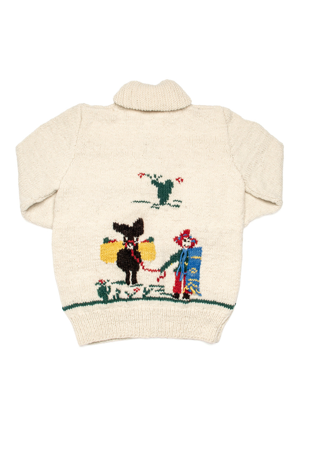 Souvenir Paisaje Zipper Cardigan - Ivory