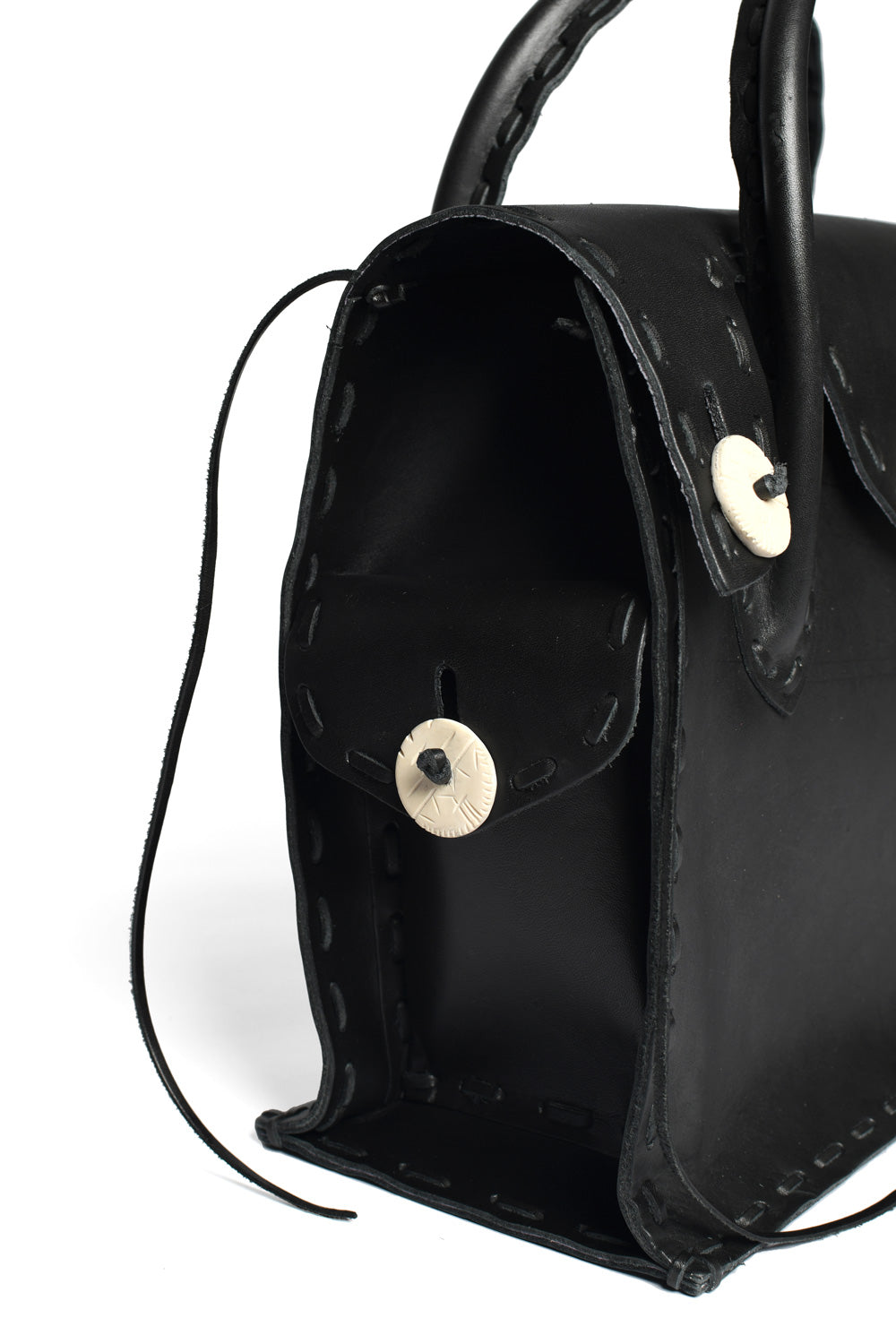 Western Stitch Bag L - Black