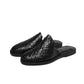 Handmade Mexican huarache Chamula sandal in leather – front view