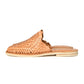 Side profile of artisan-crafted leather huarache Chamula sandal for men