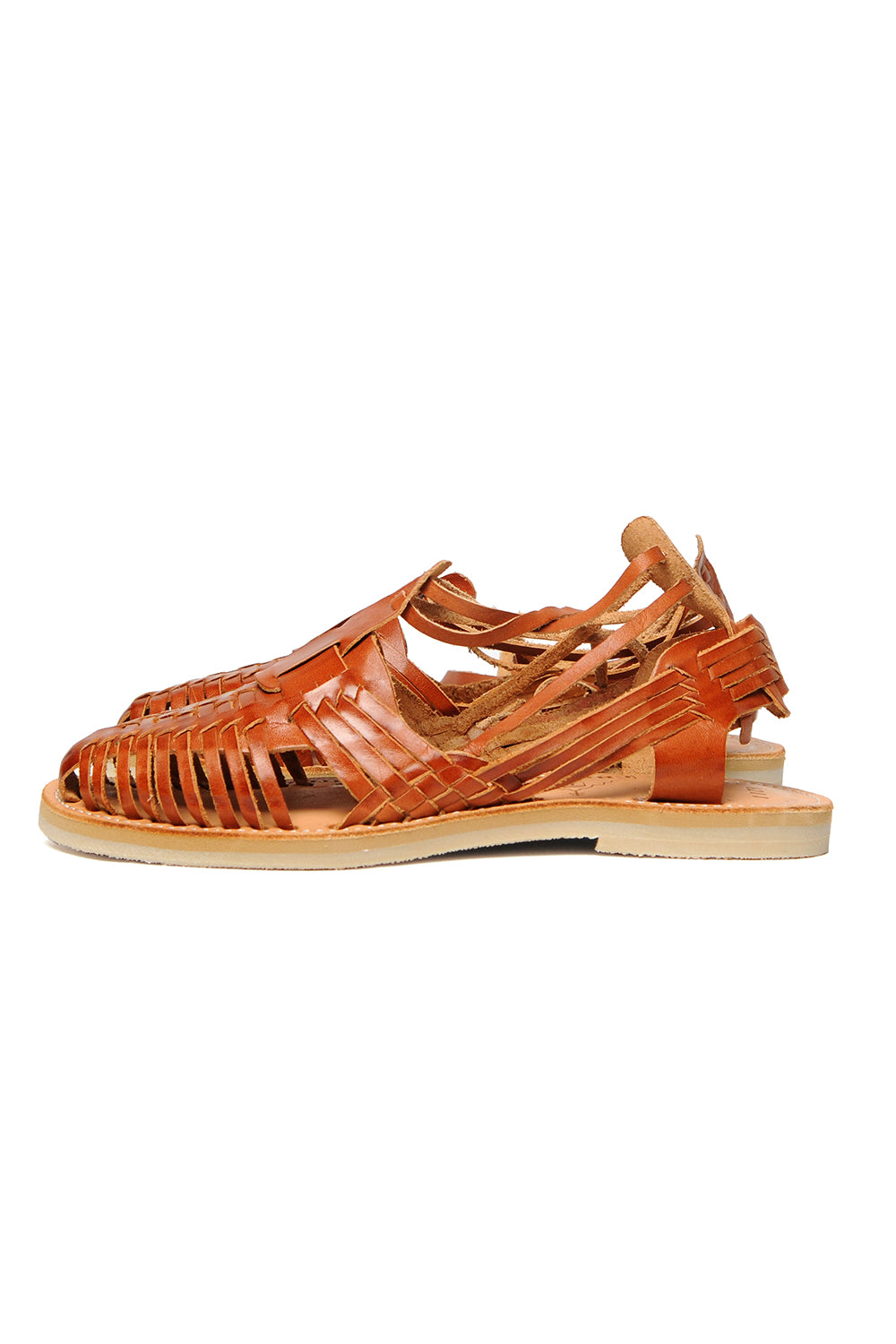 Sayulita - Red Brown with Natural Sole - Profile