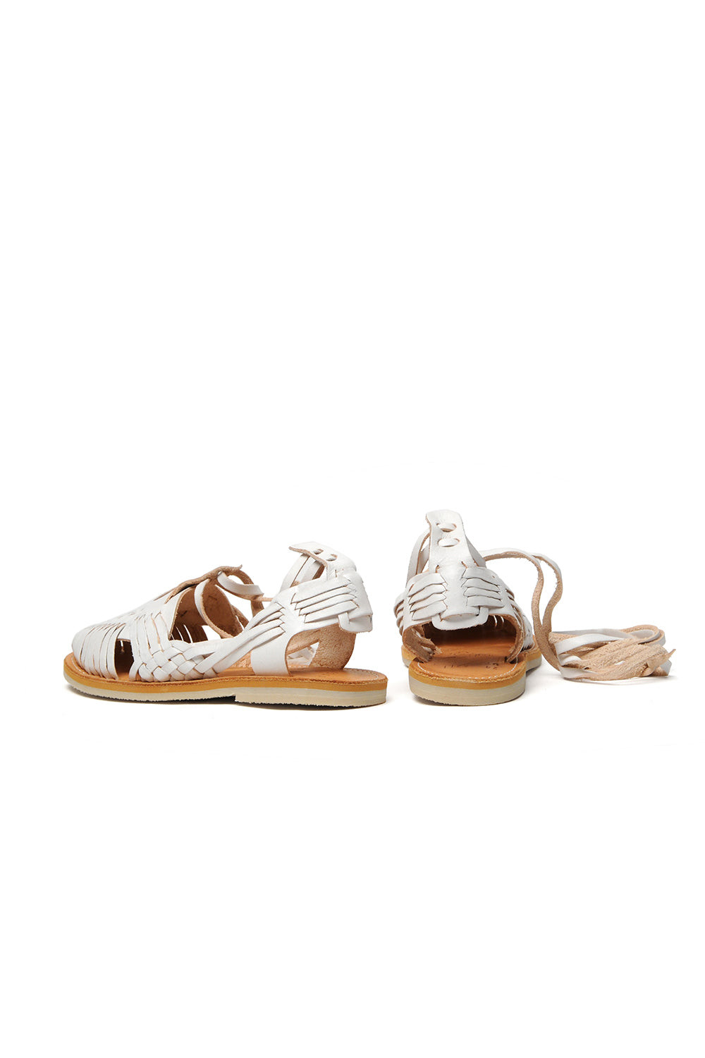 Sayulita - White with Natural Footbed - Heel