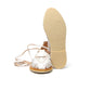 Sayulita - White with Natural Footbed - Outsole