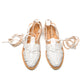 Sayulita - White with Natural Footbed - Top