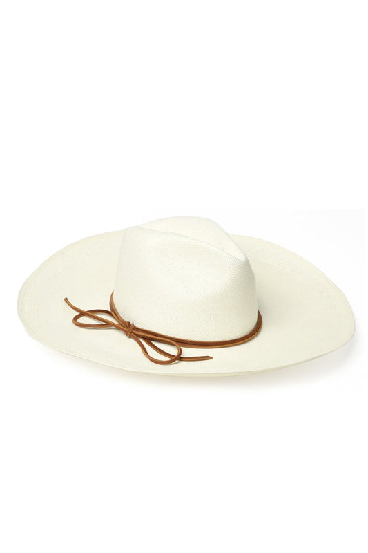 Brisa Forma Fedora Ala Grande - Blanco