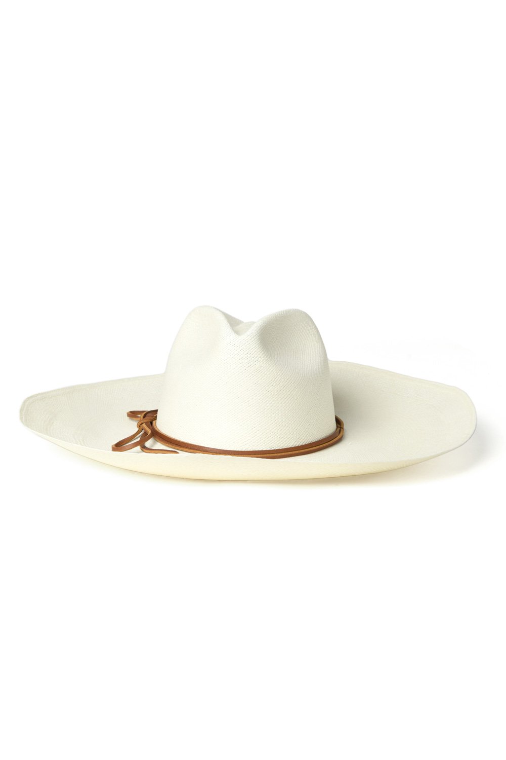 Brisa Forma Fedora Ala Grande - Blanco