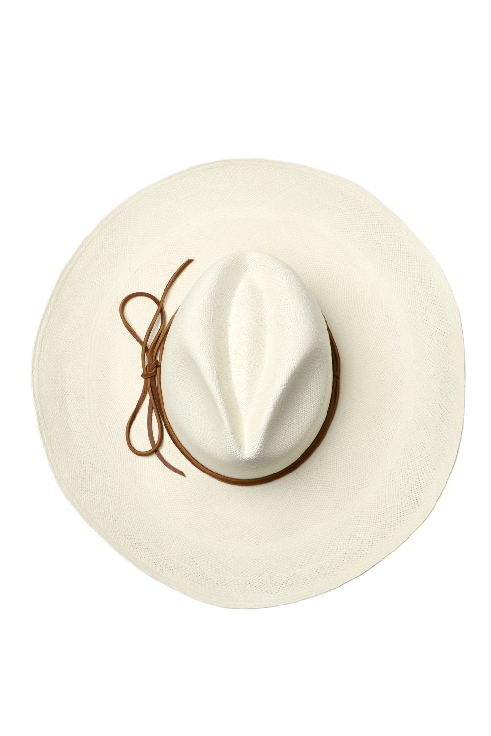 Brisa Forma Fedora Ala Grande - Blanco