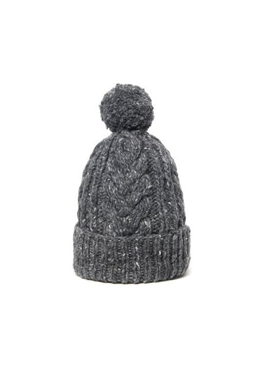 Double Cuff Cap, Fisherman - Grey