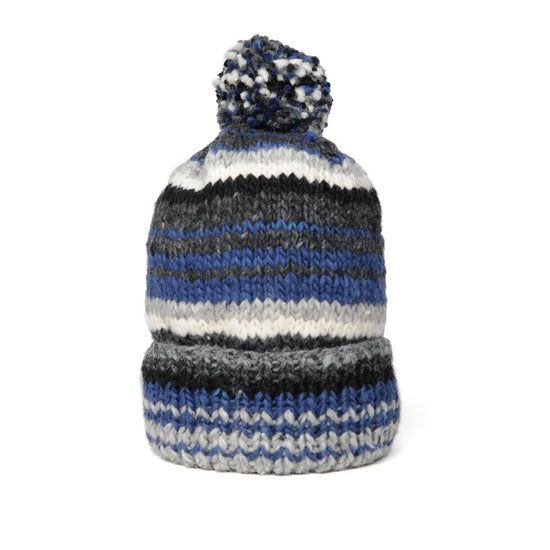 Double Cuff Cap Serape #2 - Grey #2