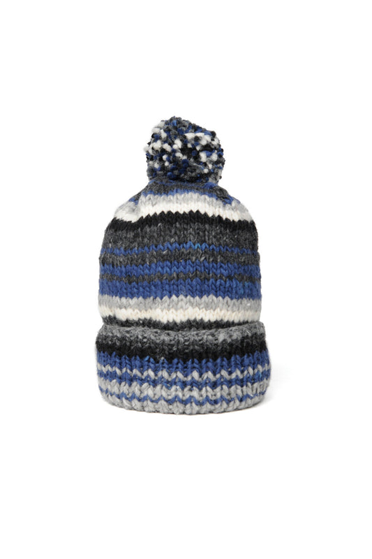 Double Cuff Cap Serape #2 - Grey #2