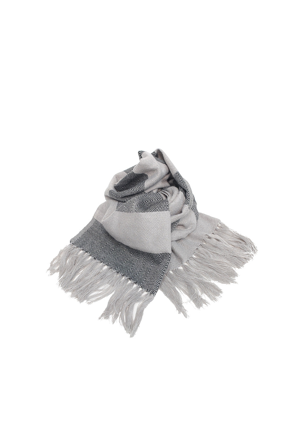 Wide Muffler Design H - Dk. Grey / Black