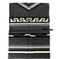 Merino Wool Blanket Poncho, Ruana Greca - Grey