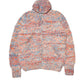 Mix Heather Zipper Cardigan - Heather Med Turq Mix