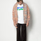 Mix Heather Zipper Cardigan - Heather Med Turq Mix