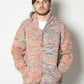 Mix Heather Zipper Cardigan - Heather Med Turq Mix