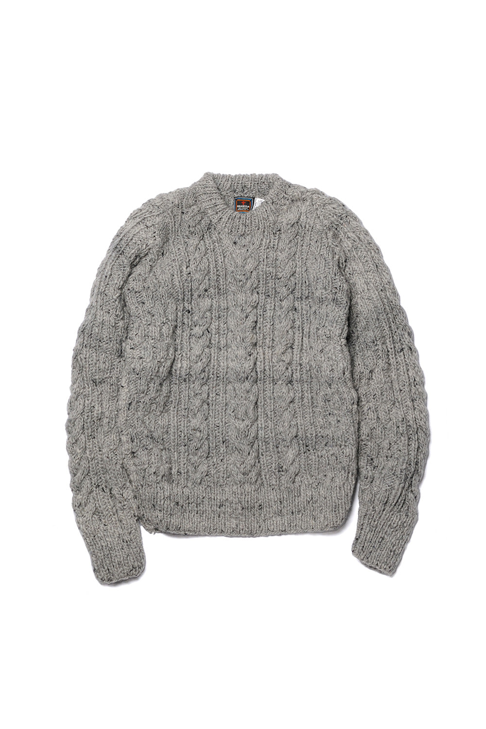Fisherman Pullover - Pearl Grey