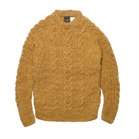 Fisherman Pullover - Dk. Gold