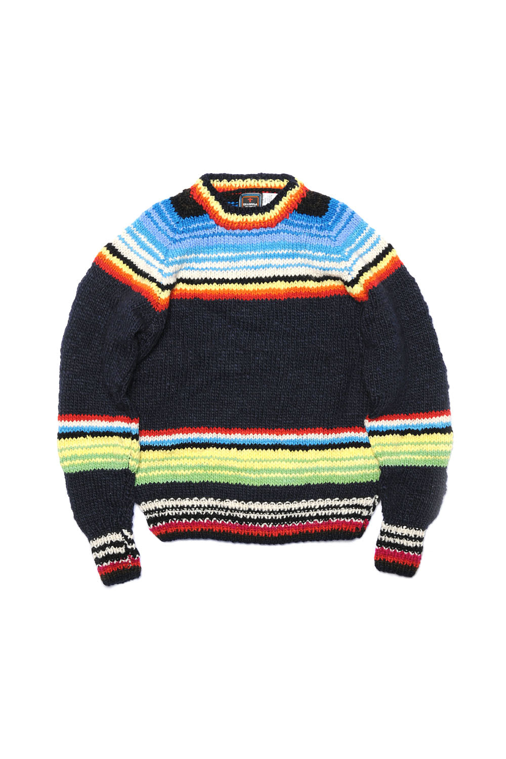 Serape Pullover - Navy