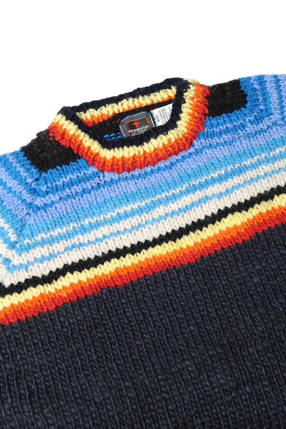 Serape Pullover - Navy