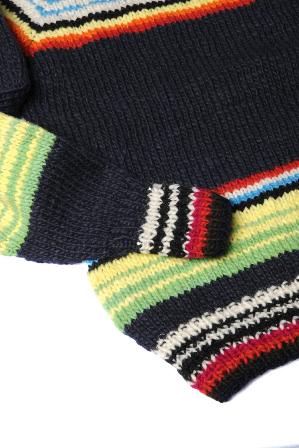 Serape Pullover - Navy