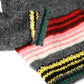 Serape Zipper Cardigan - Grey