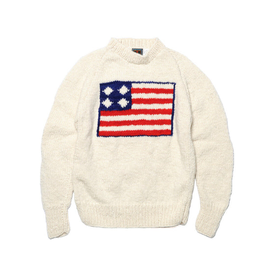 Flag  Pullover - Ivory
