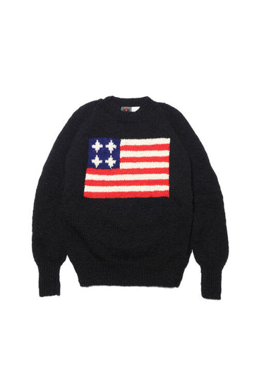 Flag Pullover - Black
