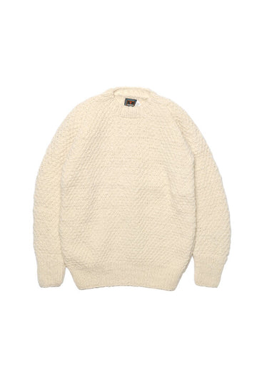 Double Rice Grain Pullover - Ivory