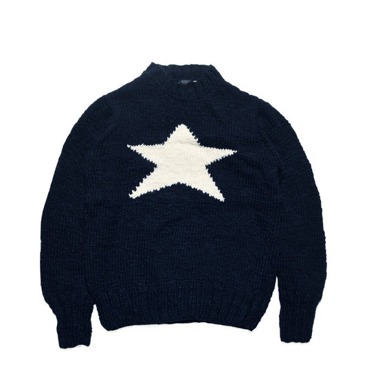 Star Pullover - Navy x Ivory