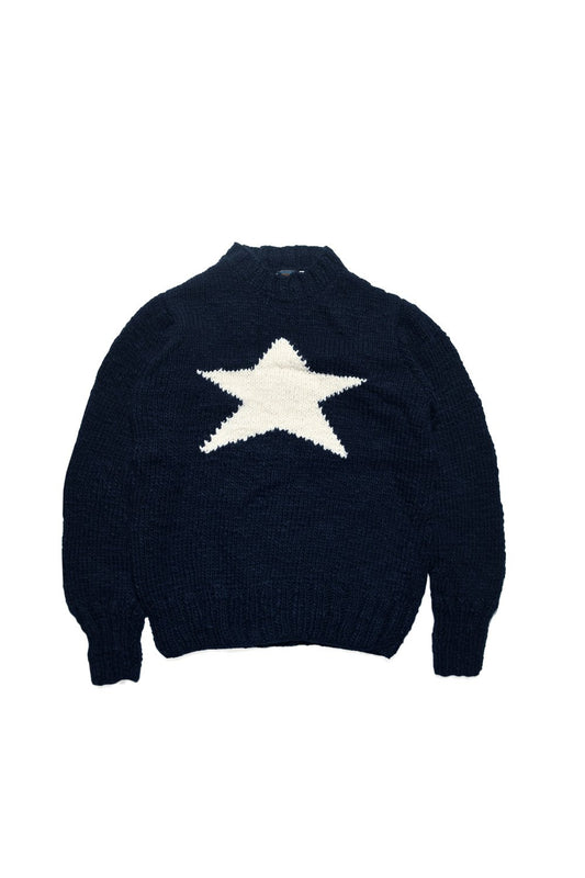 Star Pullover - Navy x Ivory